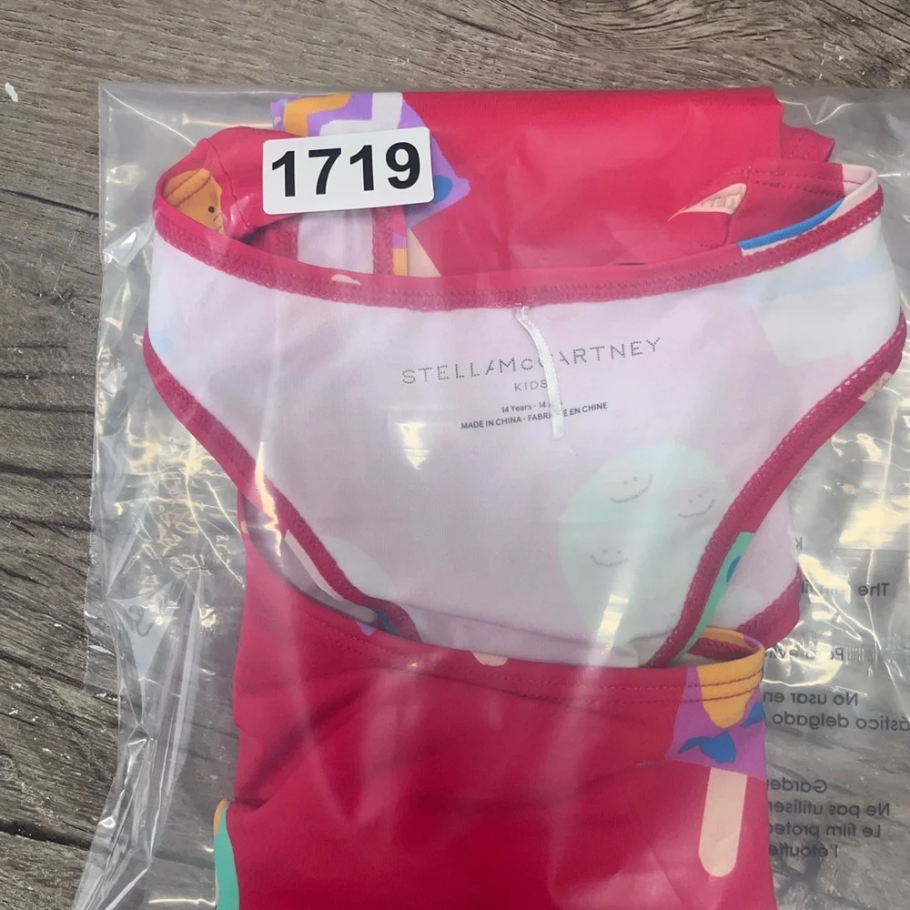 STELLA MCCARTNEY KIDS GIRLS RED SWIMSUIT size‎ 14